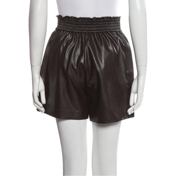 A.L.C. Kaleb Vegan Leather High-Waisted Shorts Size XS - Picture 6 of 11